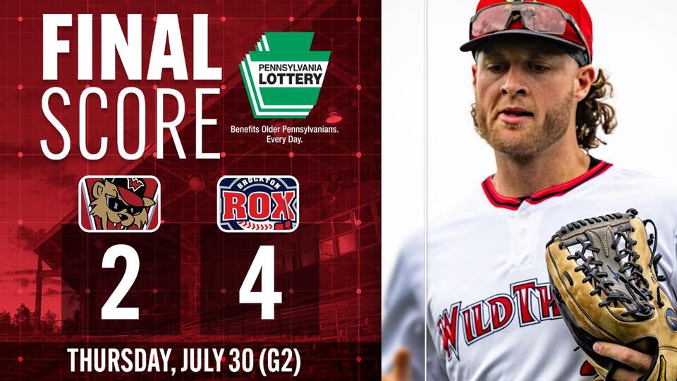 Wild Things' 11-Game Road Win Streak Snapped in Finale in Brockton