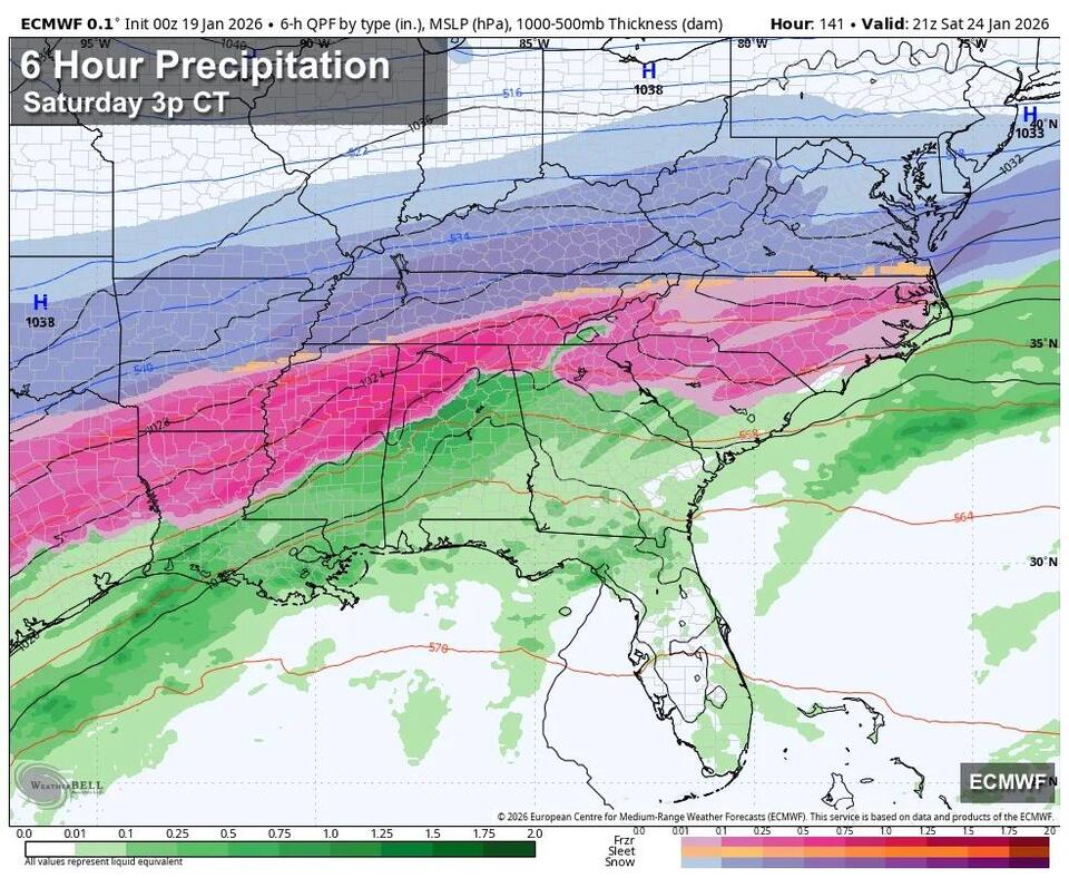 James Spann: Cold and dry through tomorrow; Alabama weekend winter ...