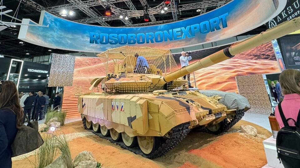 With UAVs, air defenses and a full-sized, modified tank, Russian firms ...