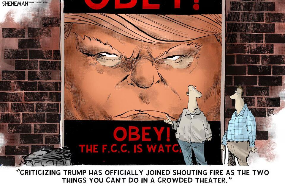 Trump’s version of free speech has a ton of transaction fees | Sheneman ...