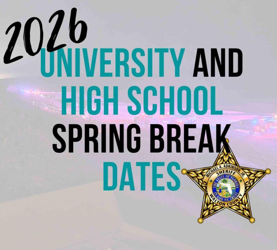 Spring break schedules released, beach limits set in Walton - NewsBreak