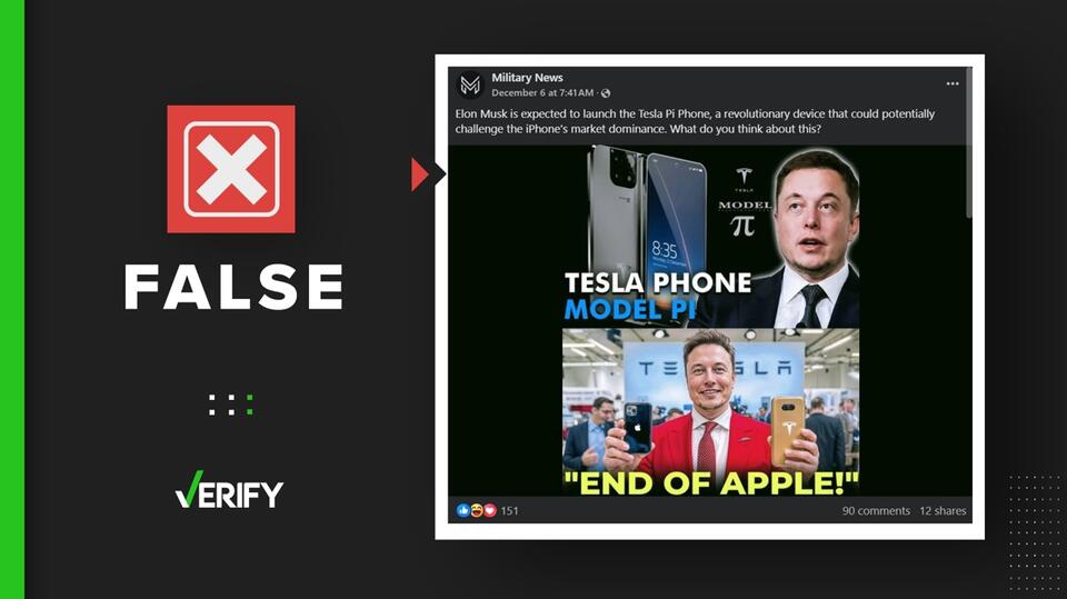 No, Tesla hasn't announced plans to create a new phone - NewsBreak