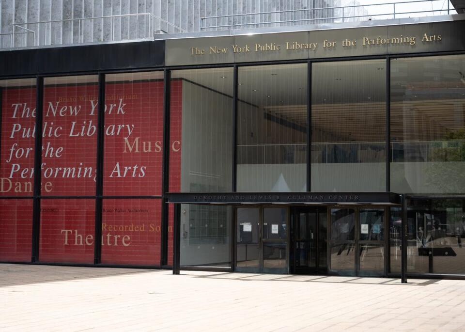 The New York Public Library for the Performing Arts Receives Historic ...
