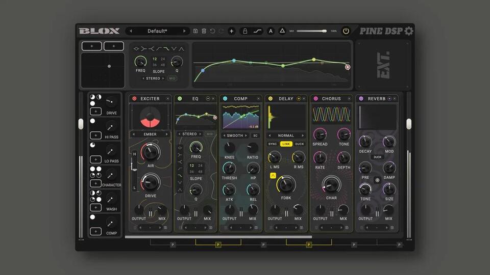 Pine DSP releases Blox Rack modular effect rack plugin - NewsBreak