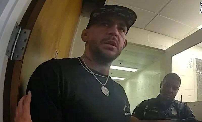 Extended Dustin Poirier arrest video shows former UFC star agitated during transport, booking