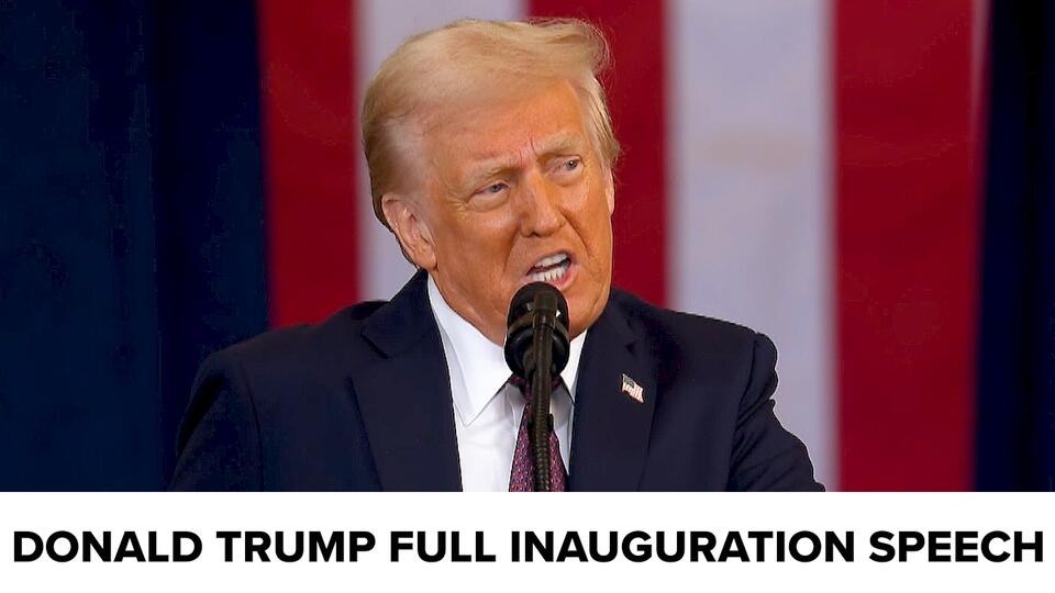 Watch President Trump's full inauguration speech from the U.S. Capitol