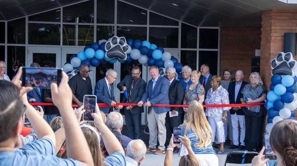 Ribbon-cutting marks opening of new Washington Elementary School in ...