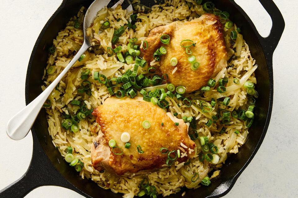 Scallion chicken and rice for two - NewsBreak