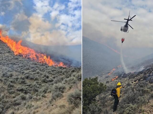 Crews reach 40% containment on wildfire in Tooele County