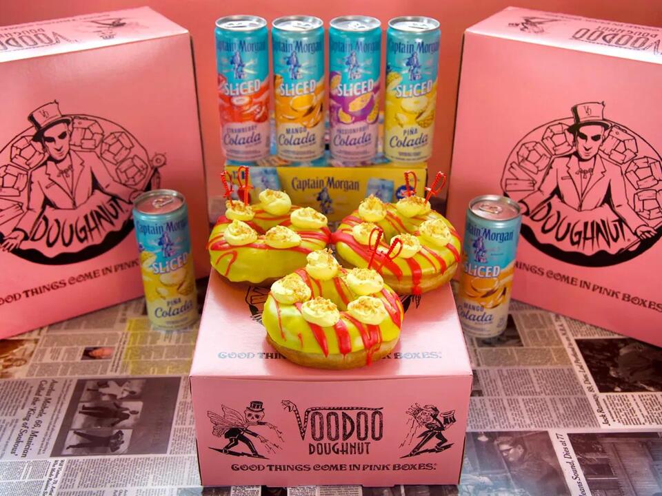 Captain Morgan Inspires Voodoo Doughnut’s New Pina Colada Paradise Doughnut
