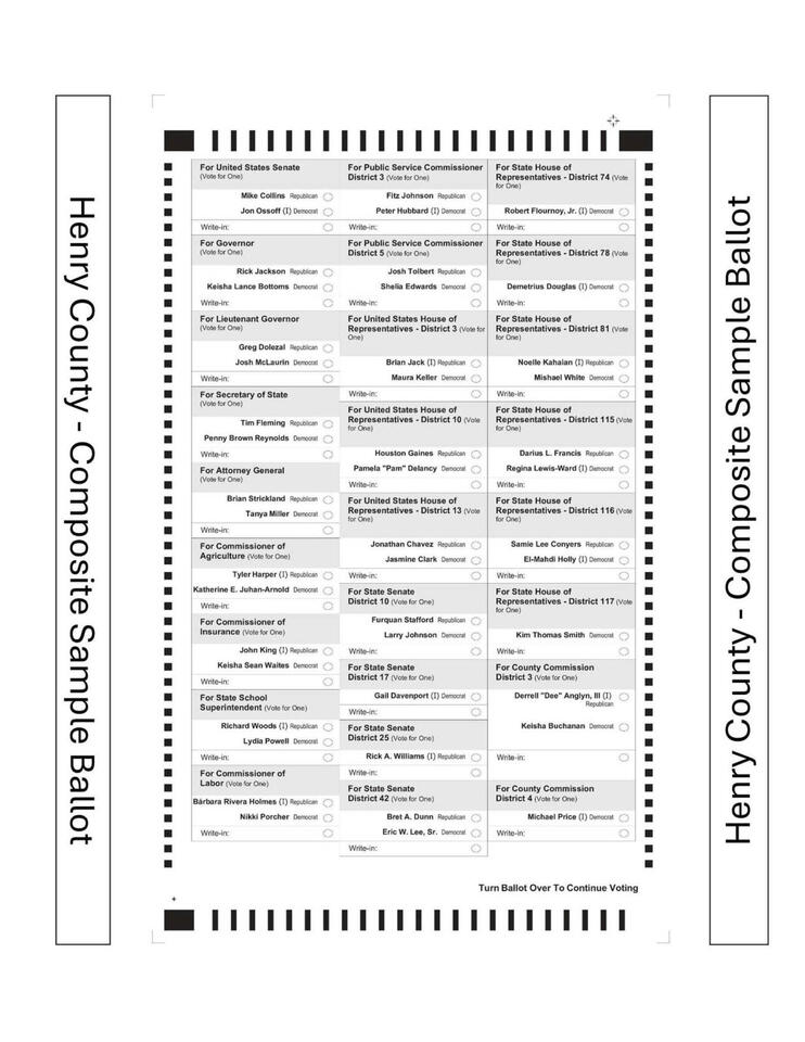 General Election Sample Ballot - NewsBreak