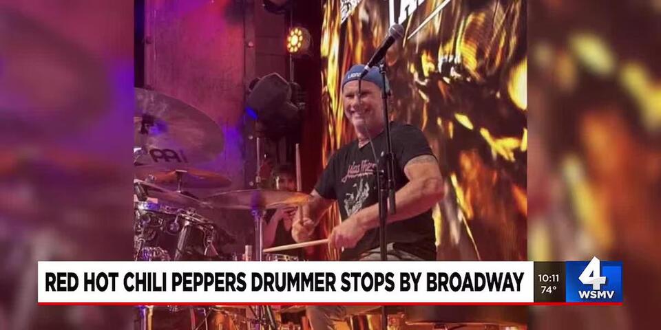 Red Hot Chili Peppers' drummer stops by Broadway - NewsBreak