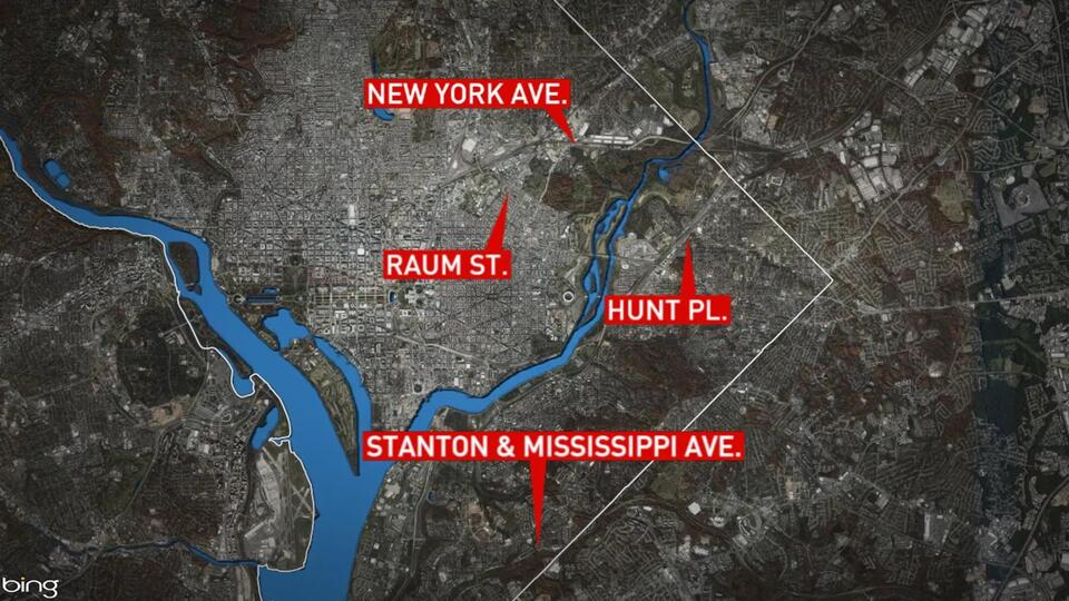 Separate overnight shootings in DC leave 3 injured, 1 dead - NewsBreak