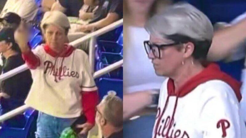 Internet Detectives Have Finally Identified Phillies “Karen” After She  Screamed at a Dad & Took Souvenir Home Run Ball From His Kid - NewsBreak