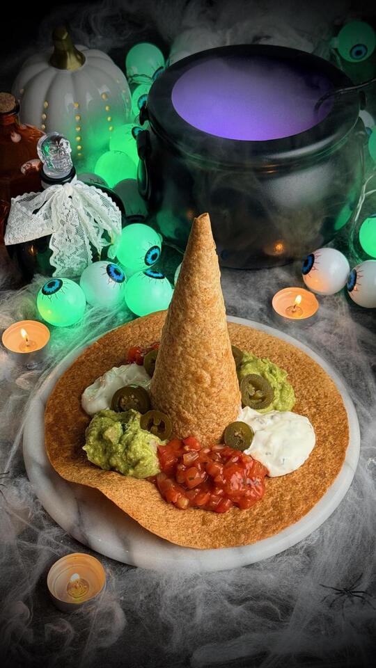 Tortilla Witch’s Hat Nachos - NewsBreak
