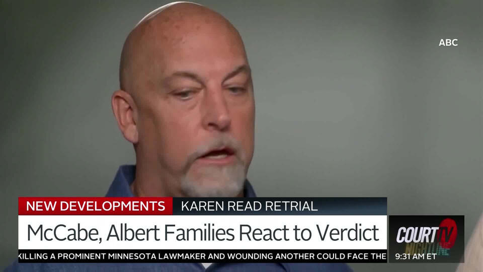 Albert, McCabe Families React to Karen Read Verdict - NewsBreak