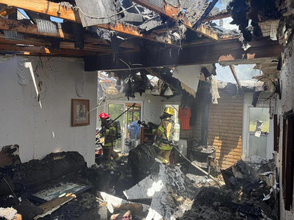 CAL FIRE firefighters contain residential structure fire in Dayton on ...