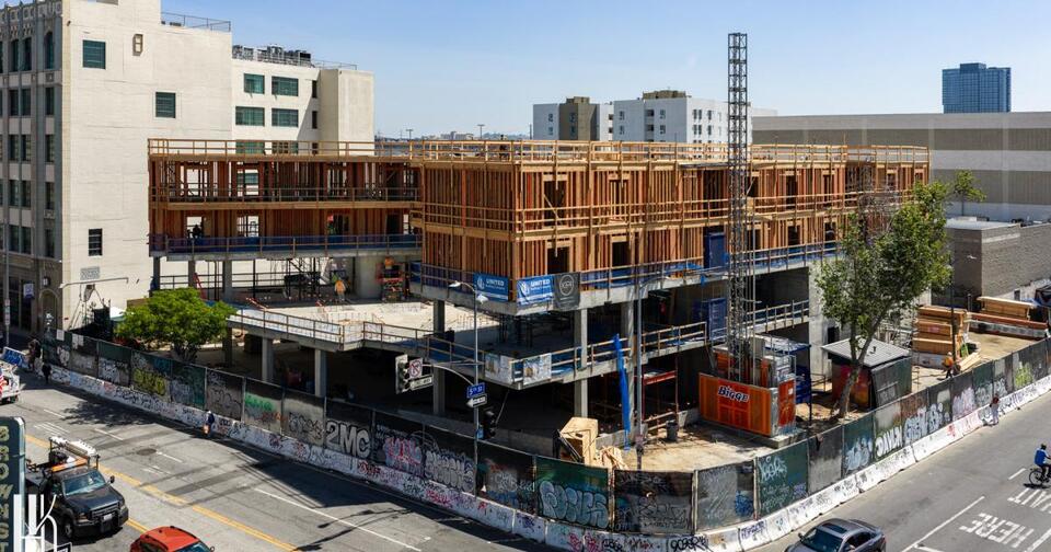 97-unit supportive housing project rising in Downtown LA - NewsBreak