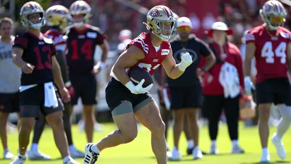 Christian McCaffrey, George Kittle provide ‘energy' in return to 49ers practice