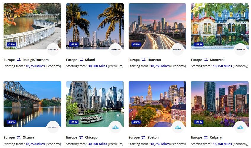 Flying Blue Promo Rewards for October 2026: 25% off awards to Europe ...
