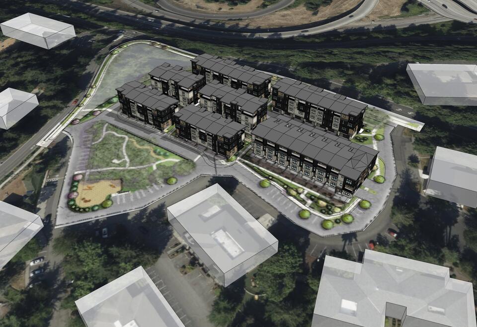 42-Unit Townhomes Proposed on 112th Ave NE in Bellevue - NewsBreak