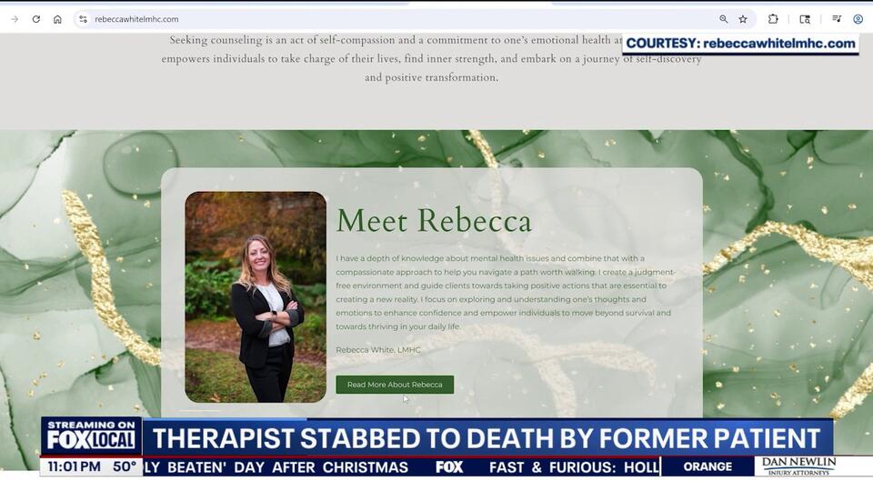 Therapist stabbed to death by former patient, deputies say - NewsBreak