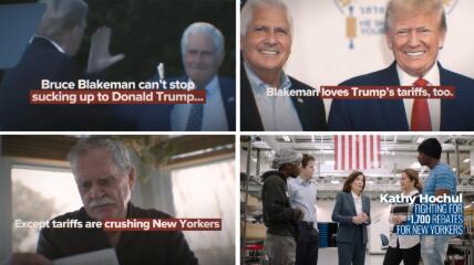 NYS Dems Call Blakeman ‘Suck-Up’ In New Ad - NewsBreak