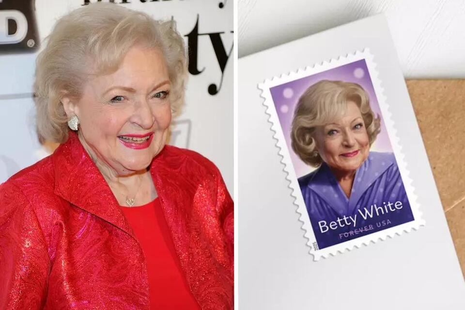 New Betty White Postage Stamp Actually Filled With Hidden Easter Eggs ...