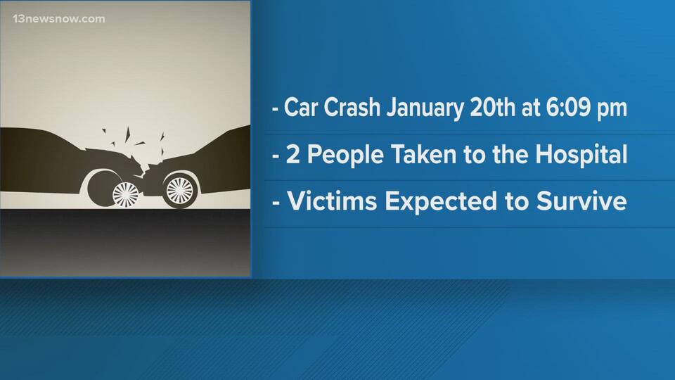 2 people injured after crash on Mirror Lake Drive in Virginia Beach ...
