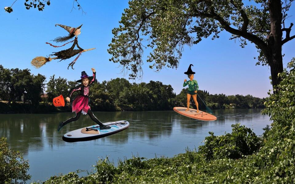 Witches And Warlocks Paddled Spring Lake To Support Blue Dot Community ...