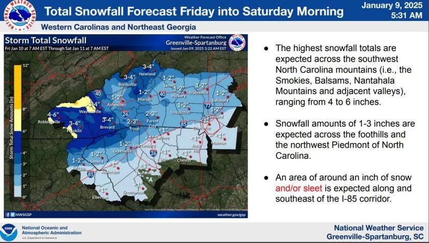 Brace for snow: Winter weather to blanket Western North Carolina ...