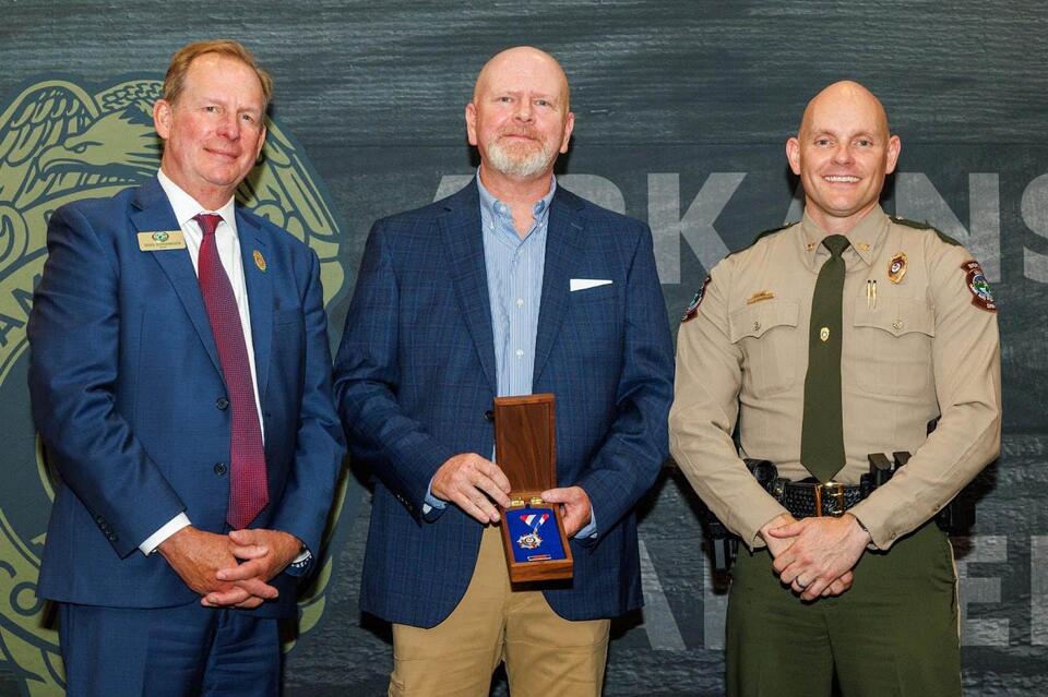 Sisk's AGFC Career Concludes With Meritorious Service Award; Other Honors Bestowed to Officers