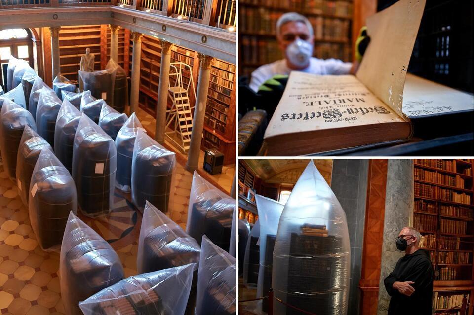 Hungary’s oldest library is fighting to save 100,000 books from beetle ...