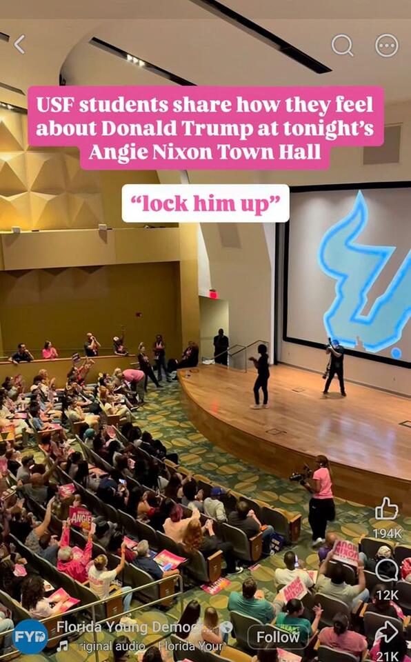 Florida Democrats Chant Lock Him Up at Candidate’s Event - NewsBreak