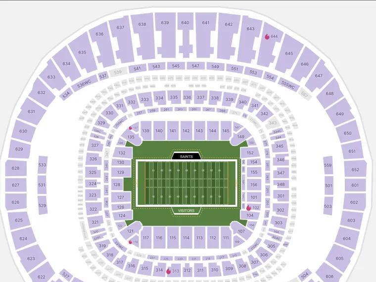 Saints vs. Panthers Week 1 tickets in New Orleans: Cheapest price