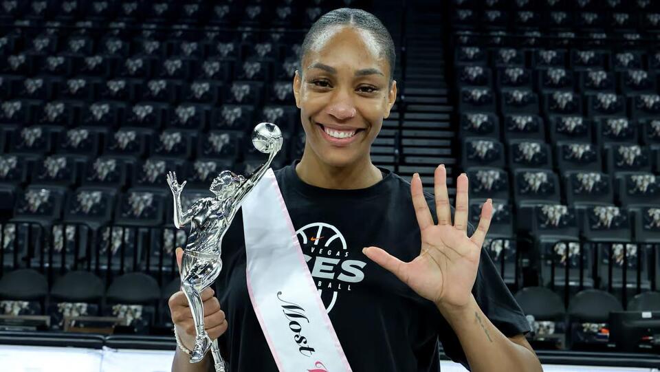 Las Vegas Aces star A’ja Wilson sets record with 5th WNBA MVP award ...