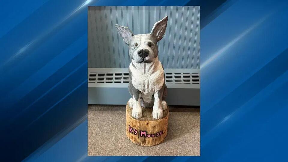 Memorial statue made for beloved West Warwick police K9 - NewsBreak