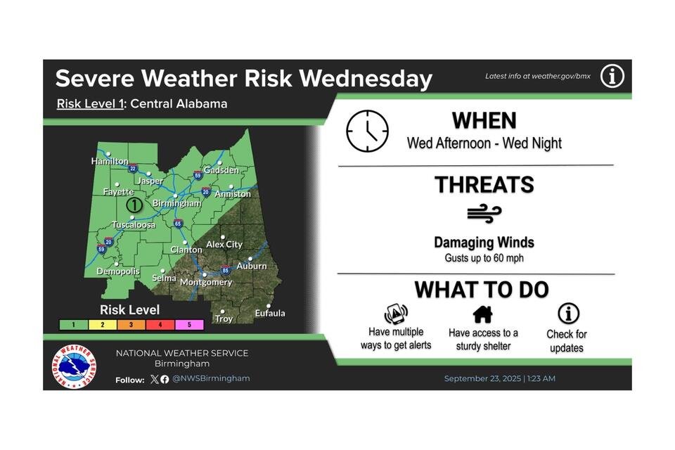 Severe Thunderstorm + Excessive Rainfall Risk Across Alabama - NewsBreak