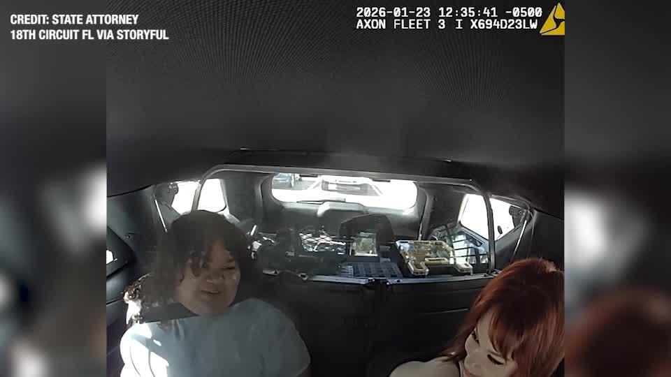Florida teens accused in murder plot caught on video laughing in patrol ...