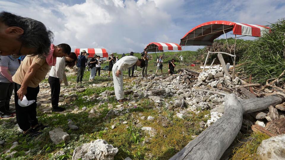 Excavation in Taiwan searches for remains of Japanese soldiers lost in WWII sinking