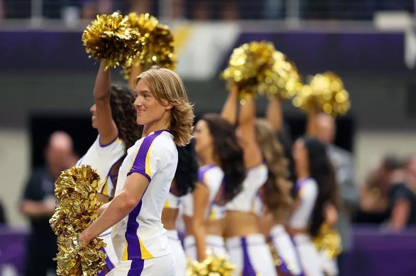 Male NFL cheerleader sends blunt response to critics after backlash