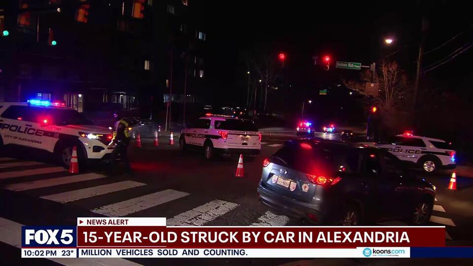 15-year-old pedestrian hit by car in Alexandria seriously injured ...