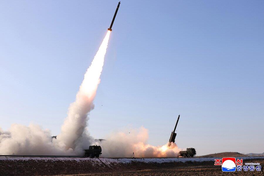 North Korea tests electronic warfare systems, cluster-bomb missile ...