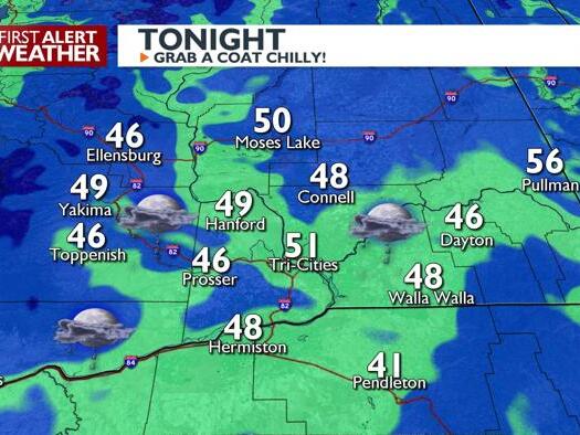 Chilly Weekend with Rain in Mountains, Cooler Temperatures Prevail ...