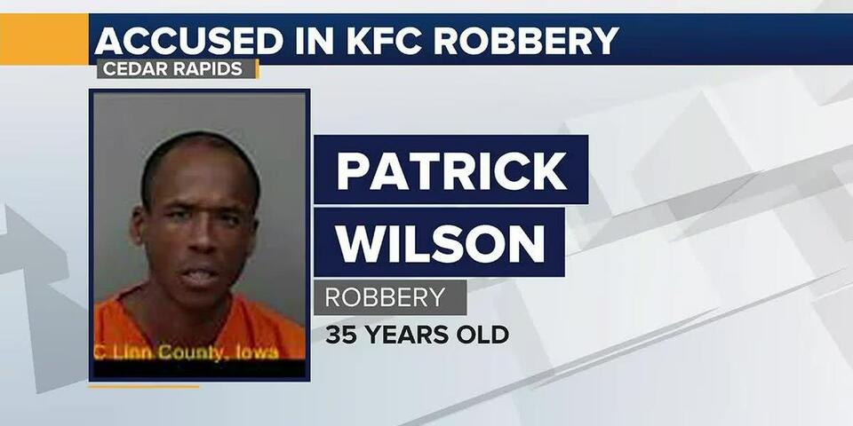 Cedar Rapids Police arrest man after armed robbery at KFC - NewsBreak