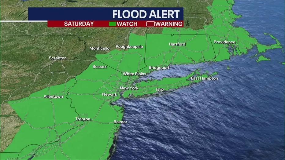 NYC rain forecast: Flood Watch issued as projected rainfall totals rise ...