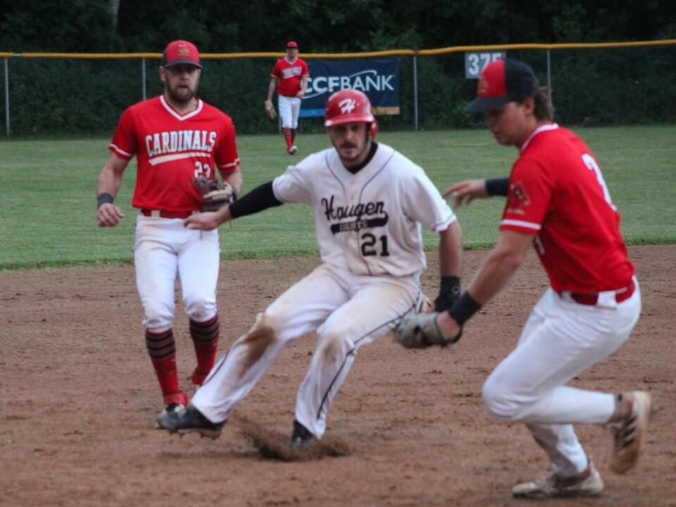 Cardinals start strong, fade as Haugen Knight take victory