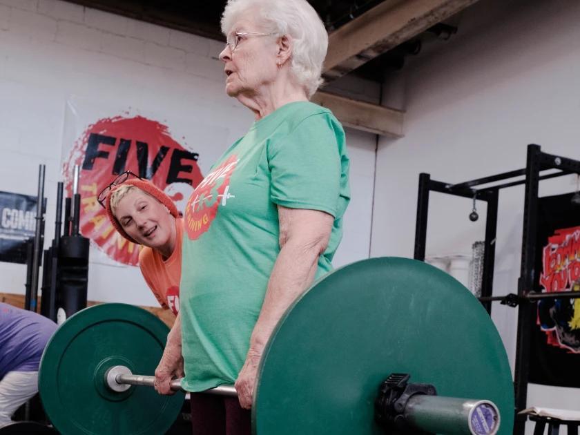 Picture of This weightlifting gym helps older people build more than just strength