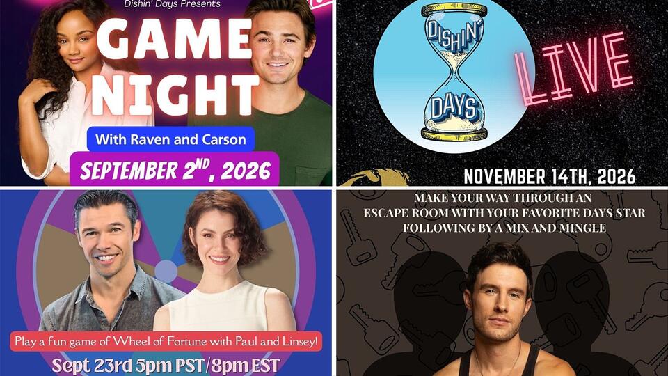 Podcast Series ‘Dishin’ Days’ Presents Live Virtual & In-Person Fan Events Featuring Stars From ‘Days Of Our Lives’