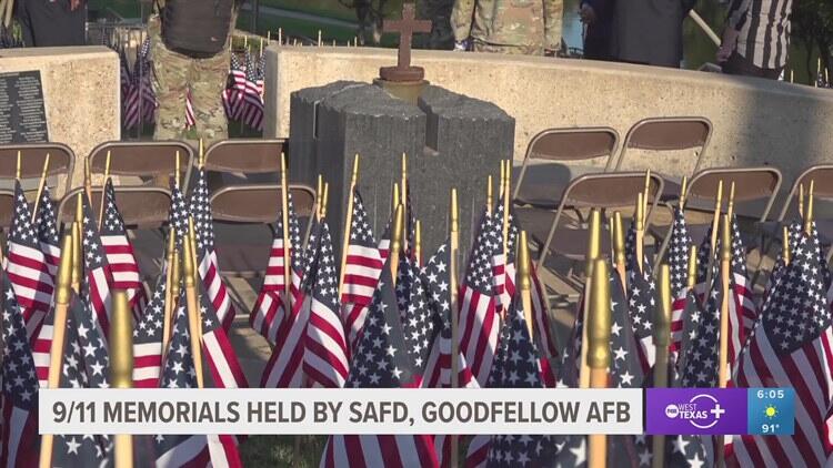 San Angelo never forgets: 9/11 memorials held by SAFD, Goodfellow AFB ...
